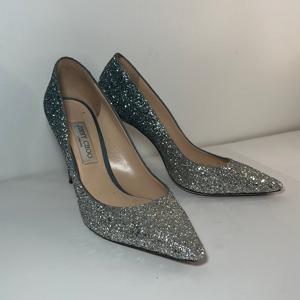 Jimmy Choo Glitter Heels